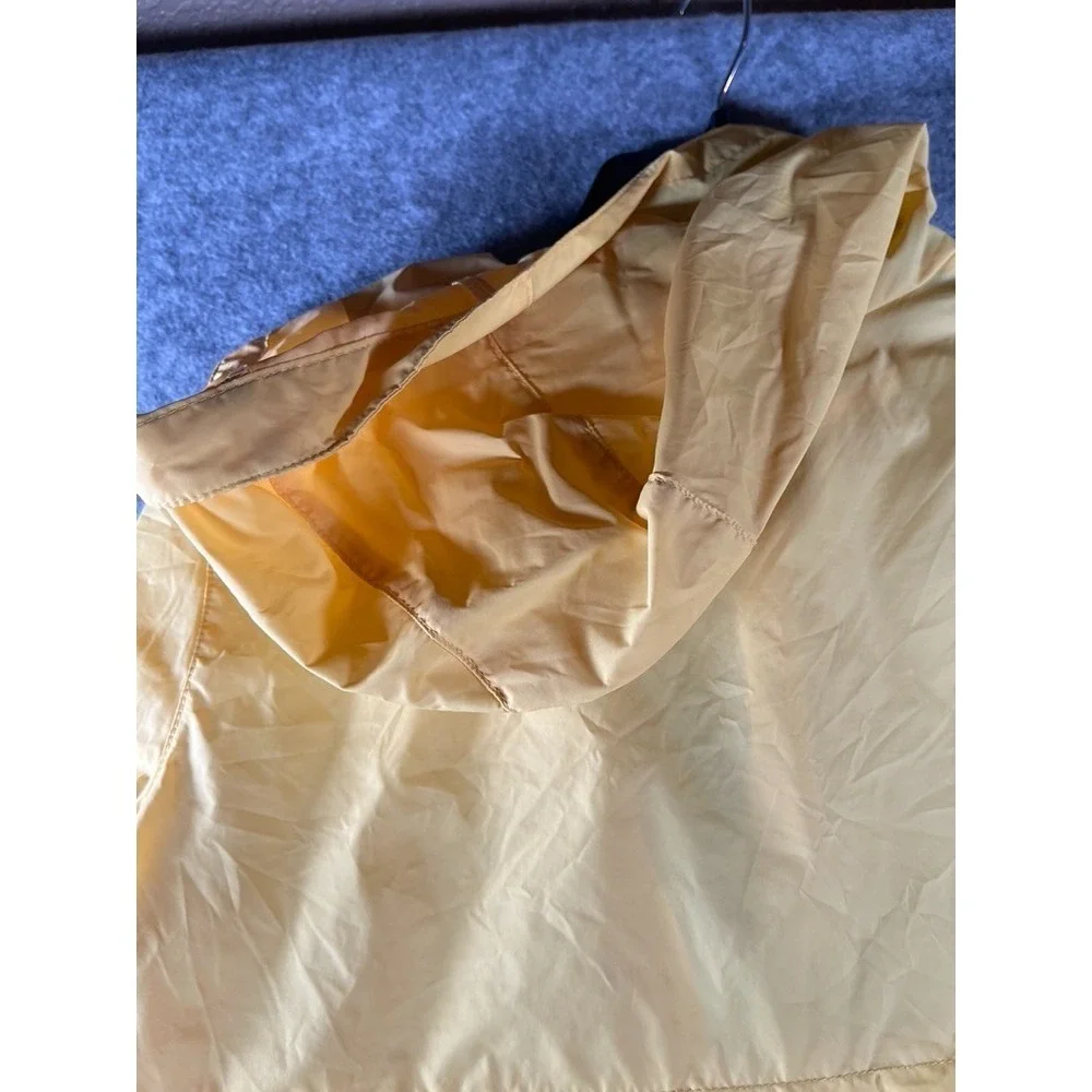 Columbia Kids Yellow Reflective Lightweight‎ Windbreaker Jacket Size Large